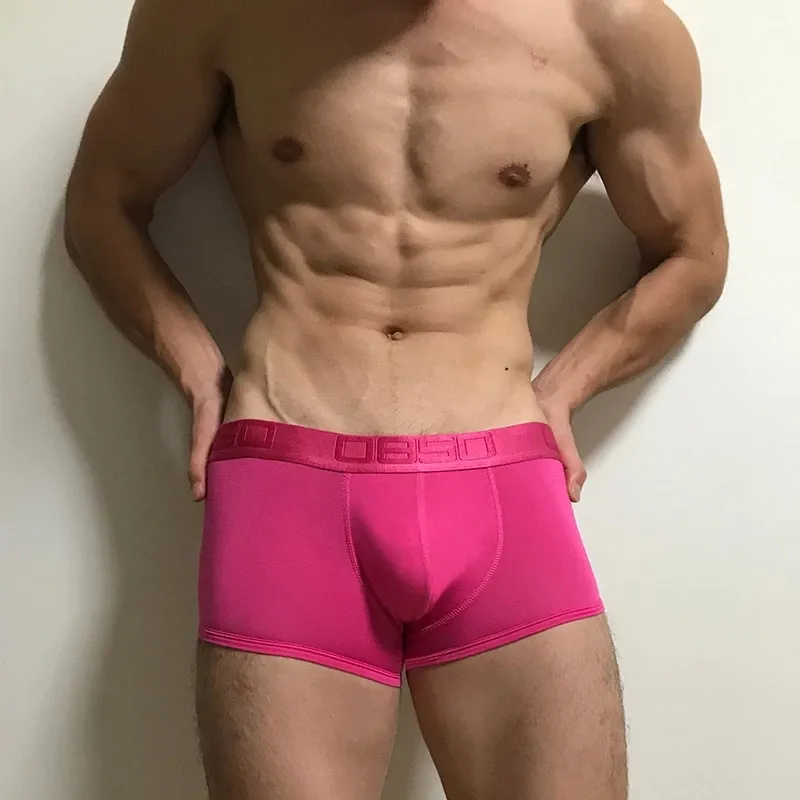 Mode Sexy männer Unterhose Boxer Hohe Qualität Männer Boxer Shorts Unterwäsche Feste Männliche Höschen Cuecas Tanga U Konvexen Beutel