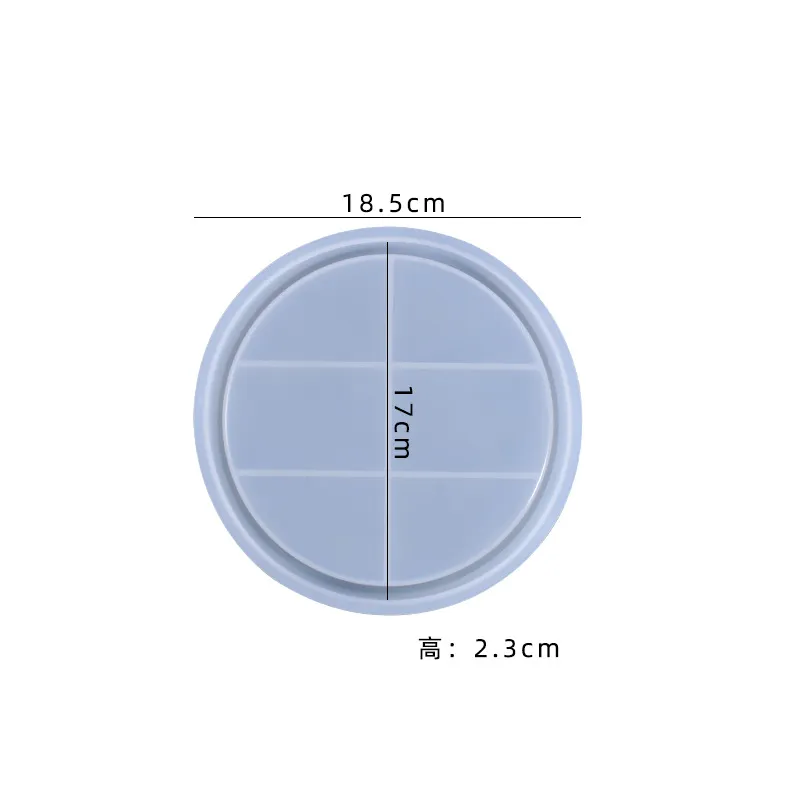 Flexible Round Silicone Silicone For Moldss For Fruit Tray Making Epoxy  Resin Casting Coaster Silicone For Molds In 3 Sizes From Giftvinco13, $3.68