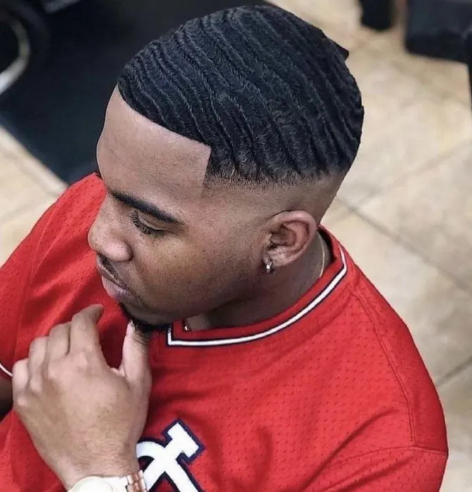 Fade Pelo Afro Hombre Corto Fade Cortes De Pelo Afro Para Hombres