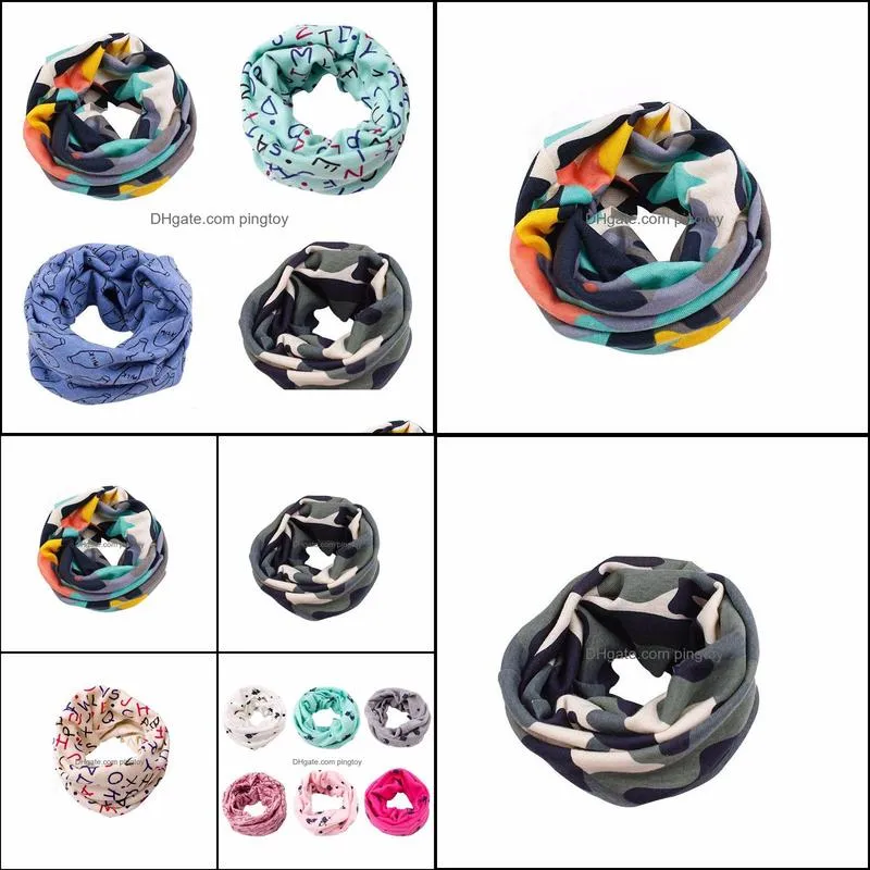 Baby Bibs Baby Girl Boy Scarves O Ring Lovely Kids Collars Child Ring Scarf Autumn Winter Children Scarf