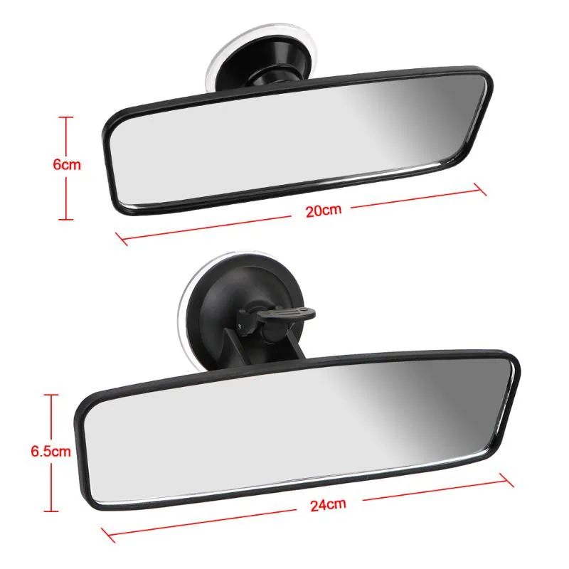 360° Car Baby Mirror Wide-angle Panoramic Rearview Rotates Rear Interior View Adjustable Suction Cup Other Accessories1340r