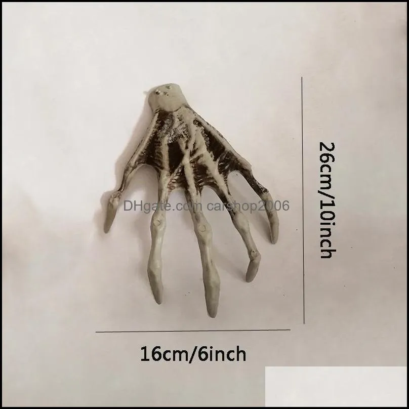 Halloween Skeleton Hand Witch Hand For Decrating Plastic Bar Haunted House Decoration Halloween Horror Props Party Decoration DBC