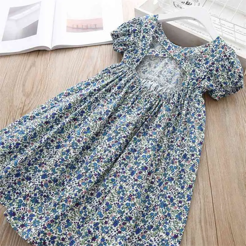 Girls Floral Dress Summer Princess Clothing Flower Costume Kid Baby Child Party Holiday Beautiful Dresses 210528