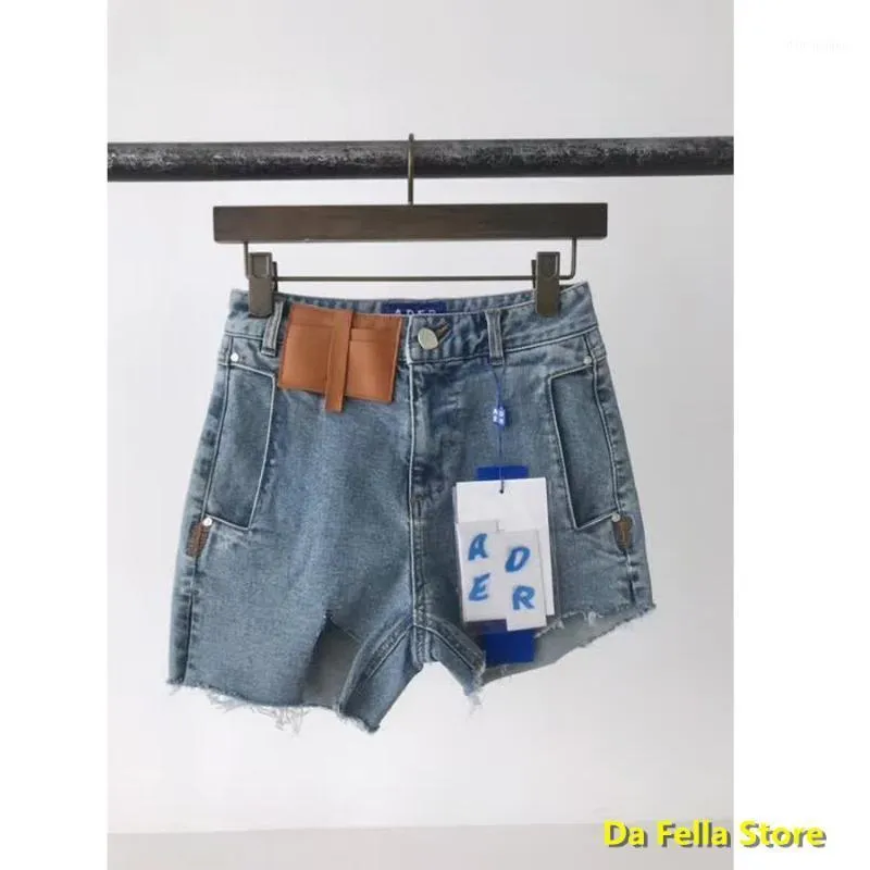 Adererror Cinder Shorts 2021 hommes femmes Ader erreur Denim haute qualité coton jean moulant petite taille femmes