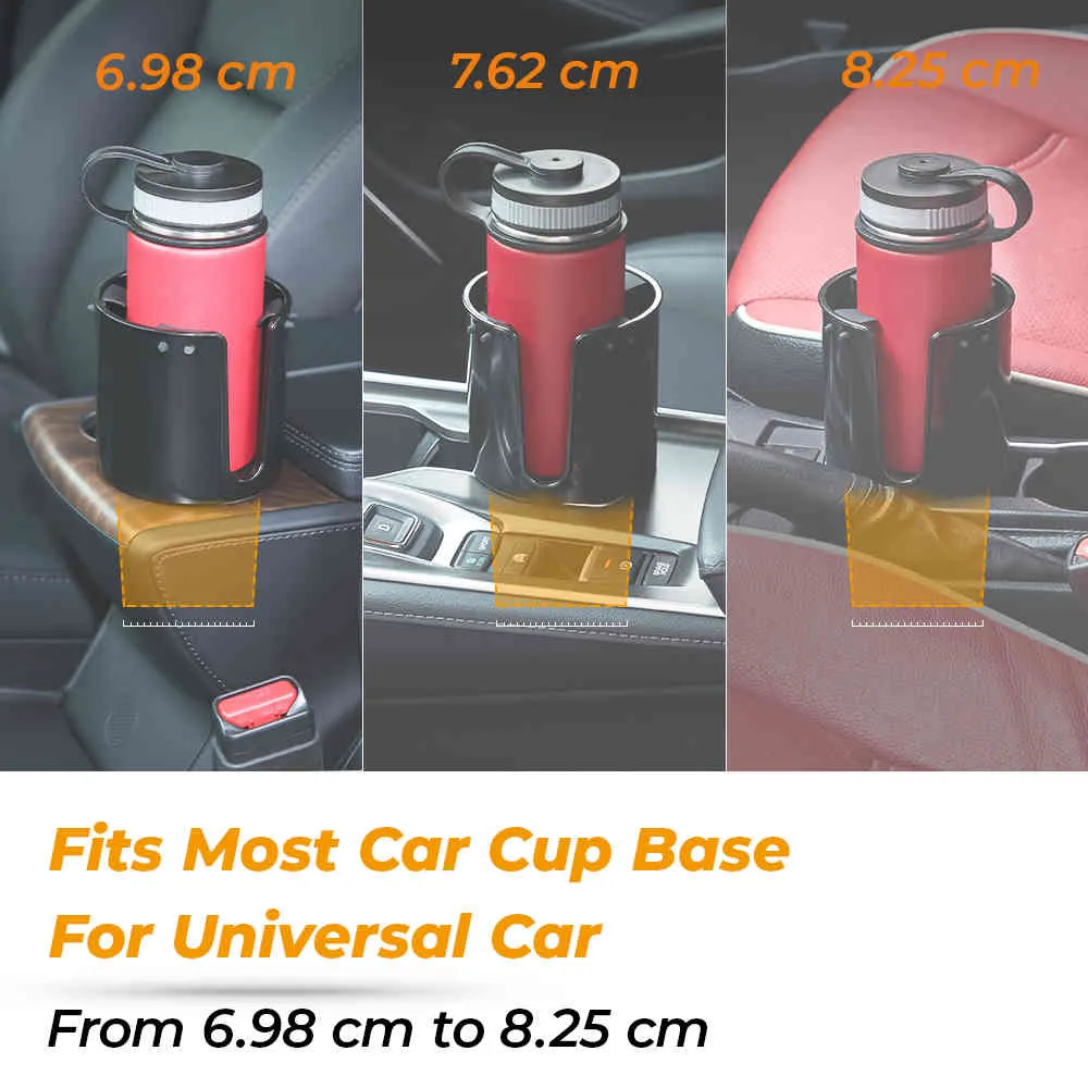 Upgraded Universal Cup Holders Drink Holder Expander Adapter Seat  Adjustable with Airbag Anti-shaking Car Accessories