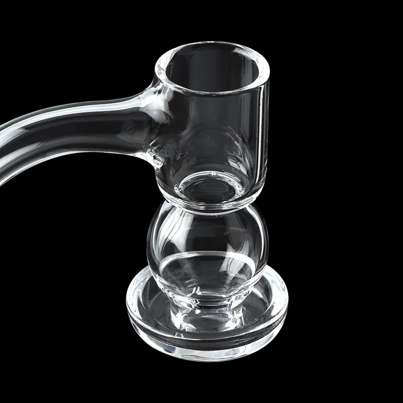 Banger à quartz Terp Slurper à bord biseauté avec seau 10mm 14mm, clous Slurpers pour conduites d'eau en verre, plates-formes pétrolières, bongs