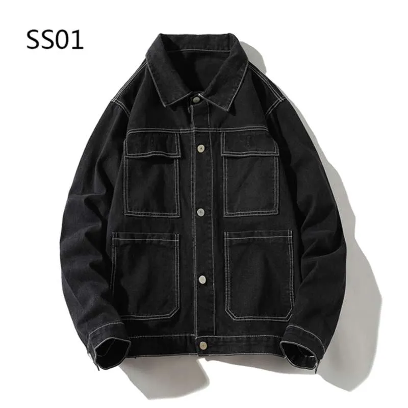 Burst Style Plus Size Black Spot Best Jackets For Men For Fat Boys