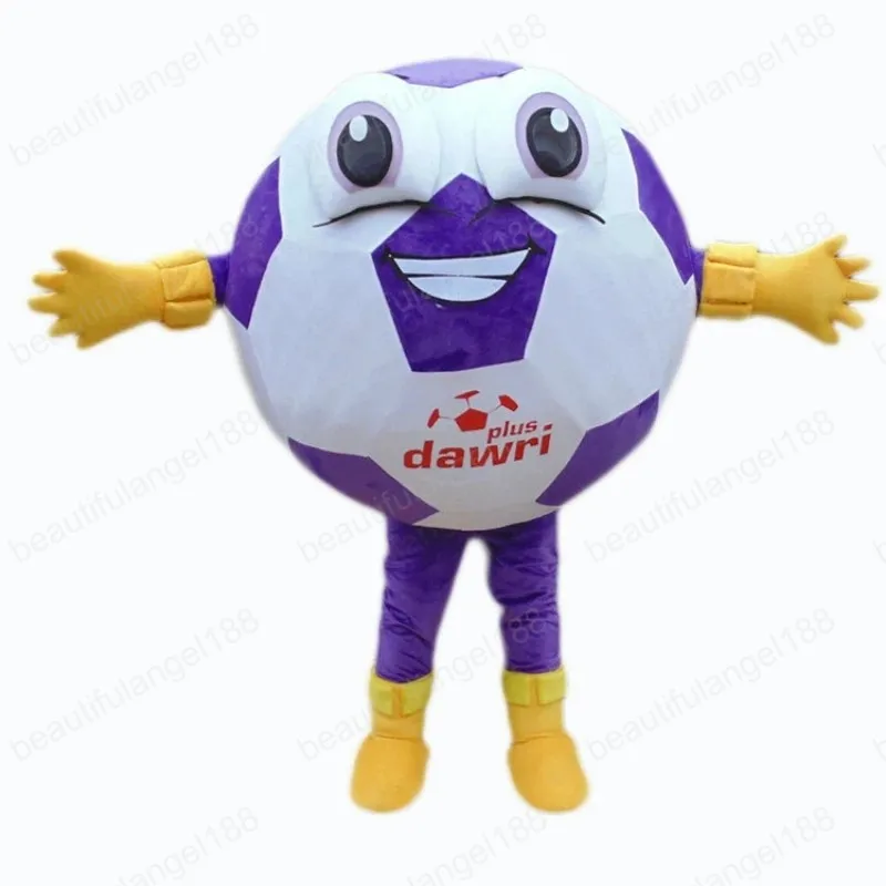 Halloween Football Mascot Costume High Quality customize Cartoon Plush Soccer Ball Anime theme character Adult Size Christmas Carnival fancy dress