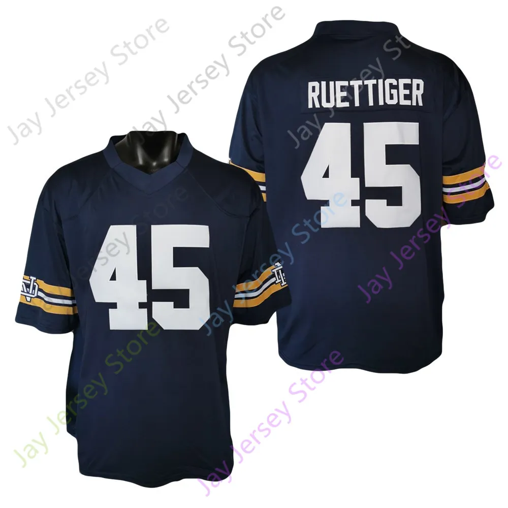 2024 NCAA Fighting Irish Rudy Ruettiger College Football Jersey Blue Navy Youth Adult From Davidjersey 25.26 DHgate.Com