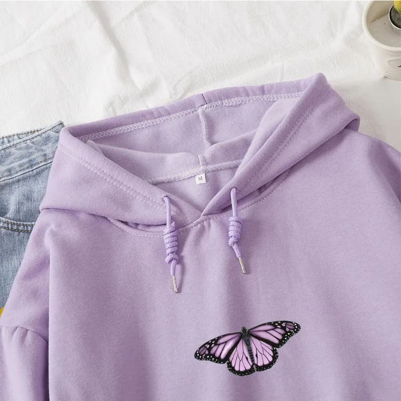 Light purple sales butterfly hoodie