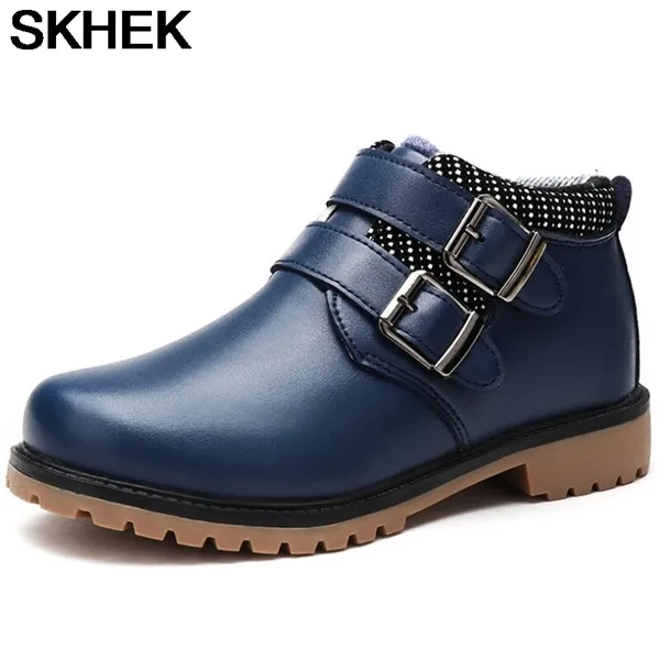 SKHEK Boys Genuine Leather Shoes for Kids Wedding Show School Dress Flats Shoes Light Classic Children Performance Moccasins X0703