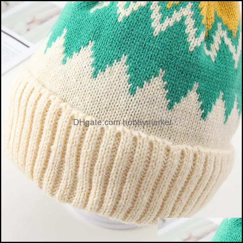 Womens Winter Knitted Beanie Hat Warm Lined Knitted Soft Beanie Women Ski Cap LLF11289