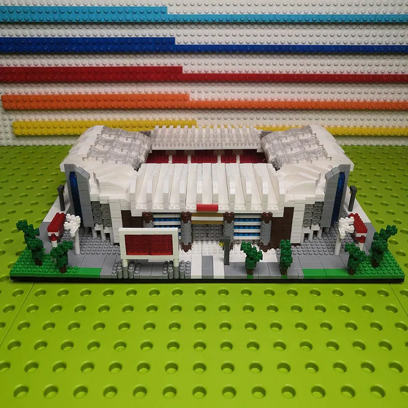 Building Blocks Lego San Siro Stadium Architecture Football Soccer