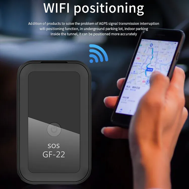 GF22 ARAÇ GPS Tracker Güçlü Manyetik Küçük Konum İzleme Cihazı Arabalar İçin Motosiklet Kamyonu Kayıtları 237f