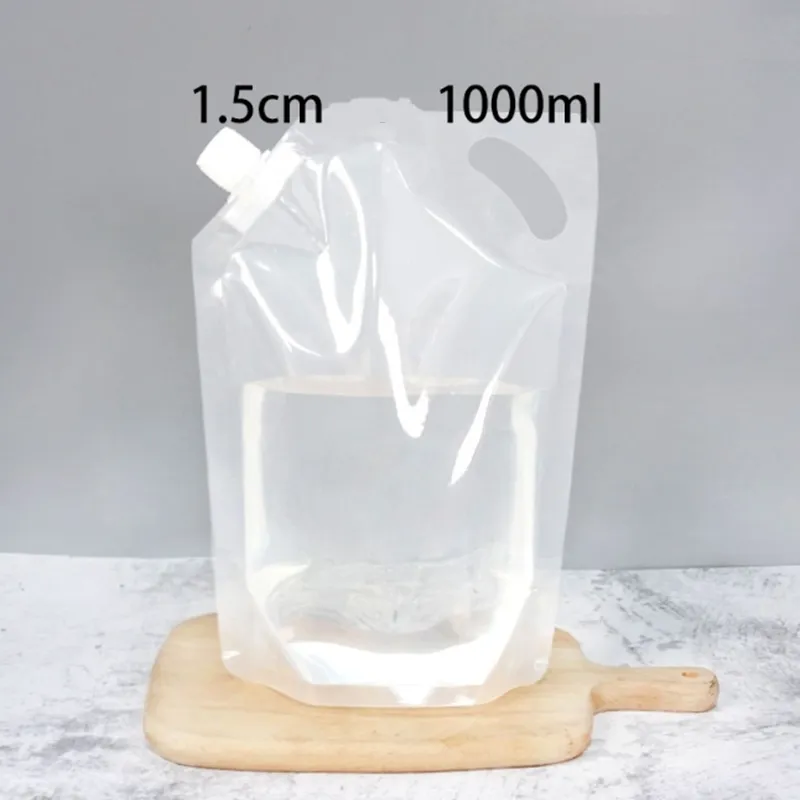 200ml 250ml 1000ml Empty Stand up Plastic Drink Packaging Spout Bag 300ml 400ml 500ml 1L Pouch For Beverage Liquid Juice Milk Coffee Water