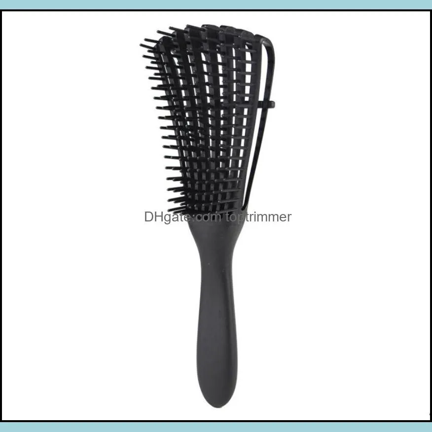 Scalp Massage Comb Detangling Brush Natural Hair Detangler  Removal Comb Non-slip Design For Curling Wavy Long Hair Free SHip