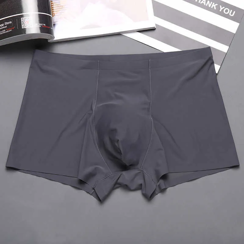 4PCs sömlösa män boxare lyx antibakteriella underkläder män sexiga män understift boxare mens underwar spandex 3d crotch nylon sh h1214