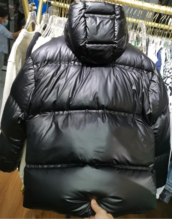 Men's nylon puffer clearance jacket