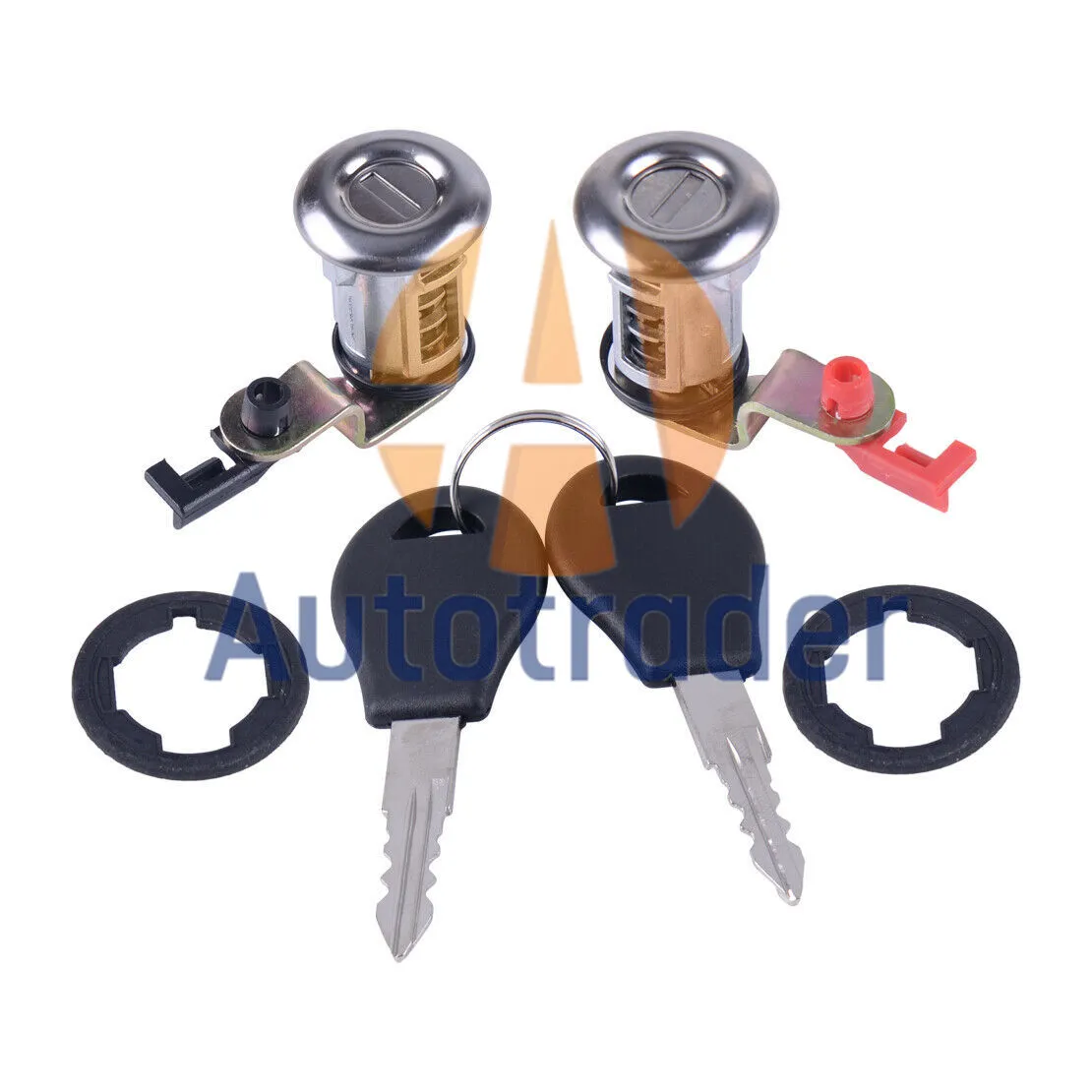 80600-01G25 80601-01G25 2 pcs Conjunto de bloqueio da porta com chave L R Fit para Nissan Pickup D21 Pathfinder