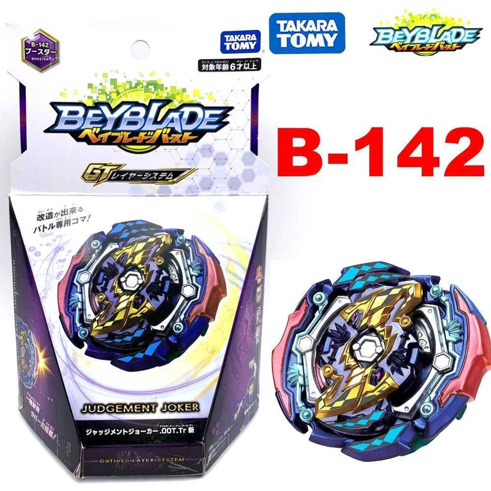 100% Оригинал Takara Tomy Beyblade Switch GT B-142 Booster Создание Joker.00t.tr Zan Как детские игрушки X0528