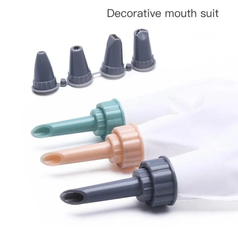 Piping Bag Nozzle Set Tips Cake Pastry Sleeve voor Decoration Design Tools Pocket Een professionele nozzles Cream decoratief bakken