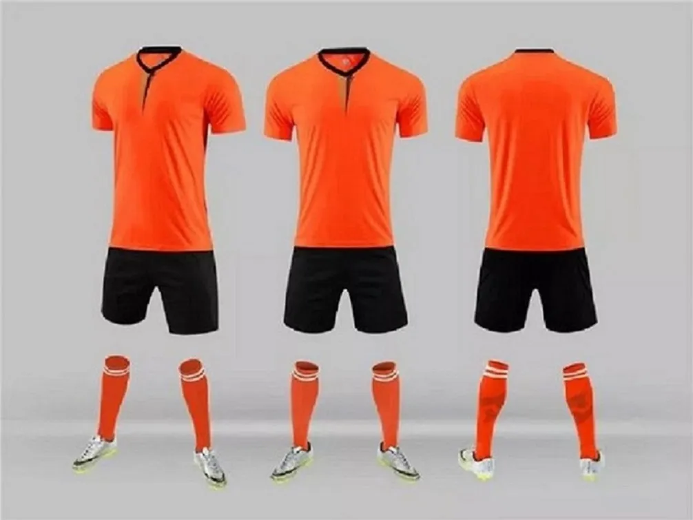 2021 Soccer Jersey Sets Gładkie Royal Blue Football Poch pochłaniające i oddychający garnitur szkoleniowy dla dzieci 000000015