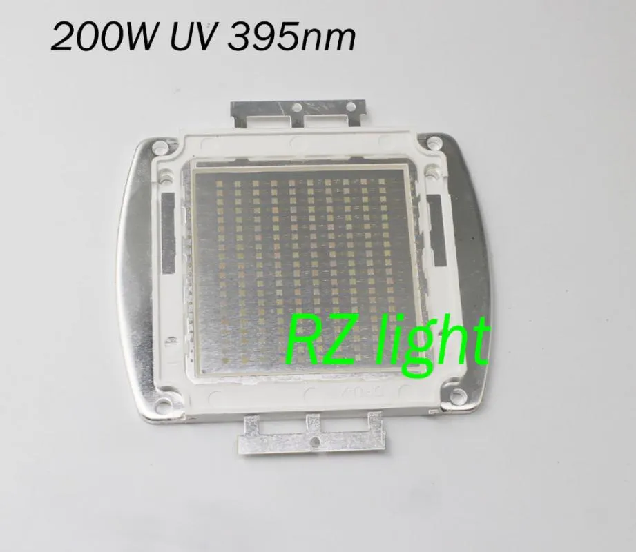 Lekkie koraliki 1PCS 200W SMD LED LED Ultra Violet UV Purpl 395-400nm 45mil 33-36V 6A