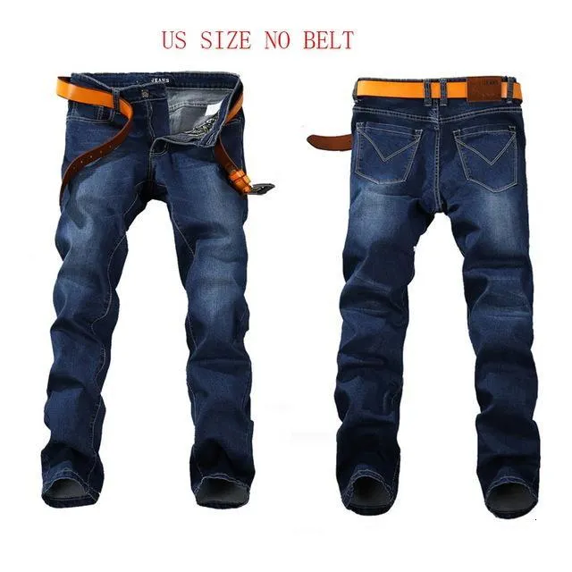 Fashion Spring Stretch Jeans Plus Big Size 29 -44 46 48 Straight Denim Men Famous Brand eans Mens Designer Jeans Hot Sale