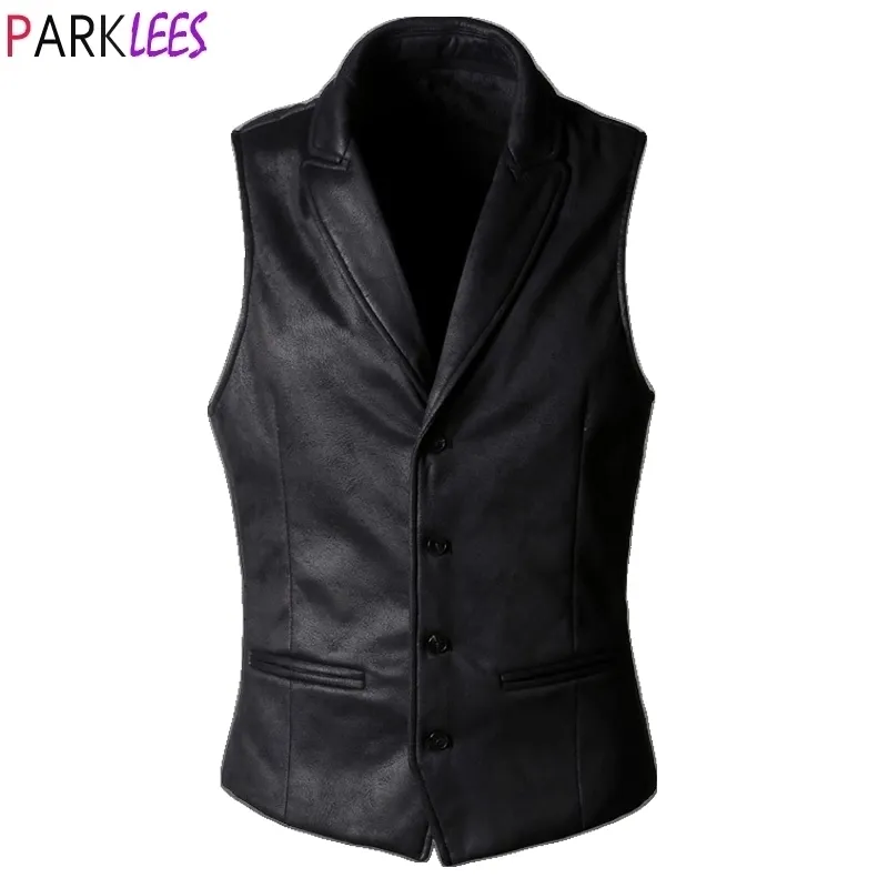 Daim noir gilet hommes automne Slim Fit col en V sans manches gilets gilet hommes décontracté mode Chalecos Para Hombre S-3XL 210522