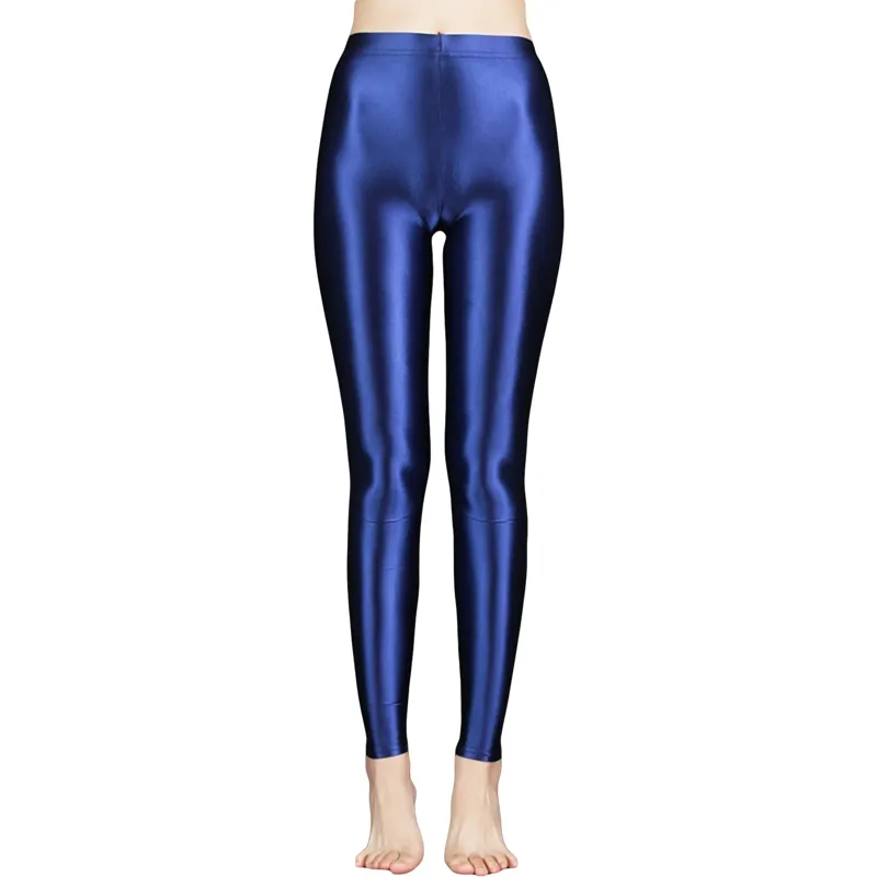 High Waist Satin Glossy Yoga Pants And Shiny Black Leggings Set For Women  Sexy Stockings, Sport Tights, And Fitness Tight Sock Jersey From  Dhgatenicevip, $18.68