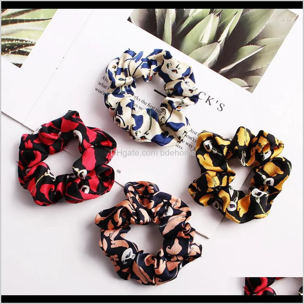 good quality fashionable trend high quality elastic hair scrunchies wholesale custom factory price hair tie headband