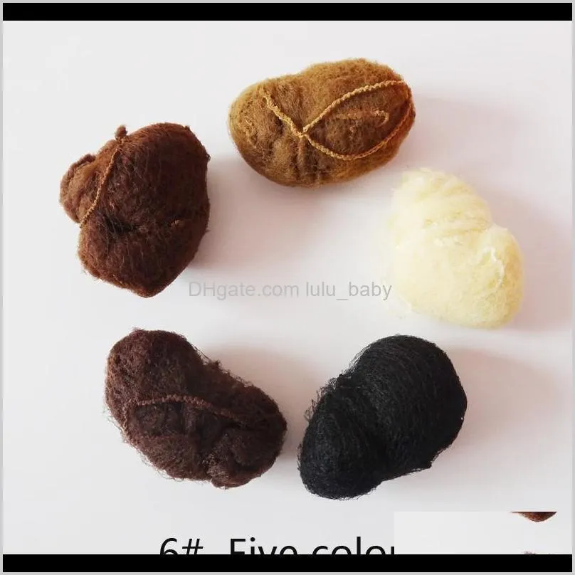 20pcs sample order five colors nylon hairnets black brown coffee color invisible soft elastic lines hair net