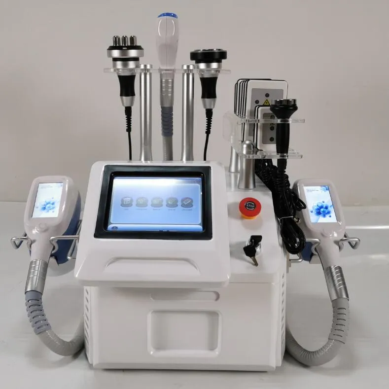 고품질 360도 Cryolipolysis 3 Cryo 핸들 40K Cavitation RF 레이저 아름다움 기계로 빠른 큰 흡입 체중 감소