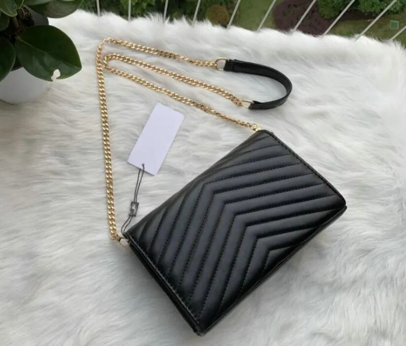 Fashion Women Cowhide top sheepskin bags caviar metal gold chain Handbag Genuine Leather bag Flip cover diagonal Shoulder handbags YL65124