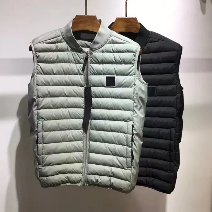 Topstoney 2023SS Nyhetsmönster Konng Gonng Vest Autumn och Winter Thicked Waistcoat Fashion Brand High Version Men P Letter Clothing