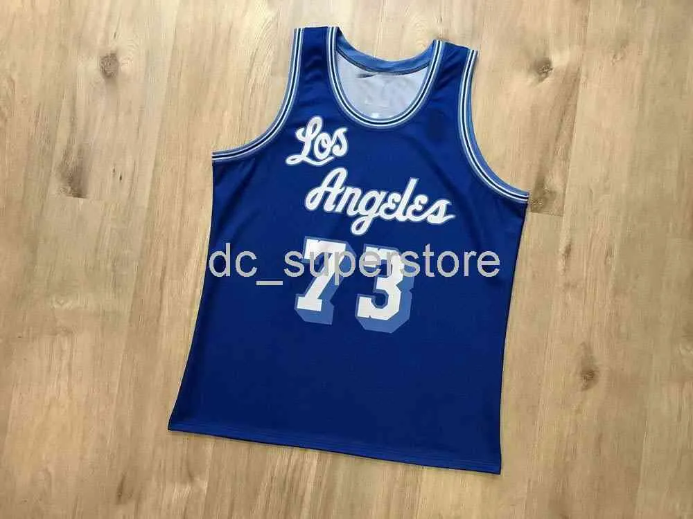 Dennis Rodman Jersey Nouveau Cousu Personnalisé N'importe Quel Nom Numéro XS-6XL Basketball Jersey