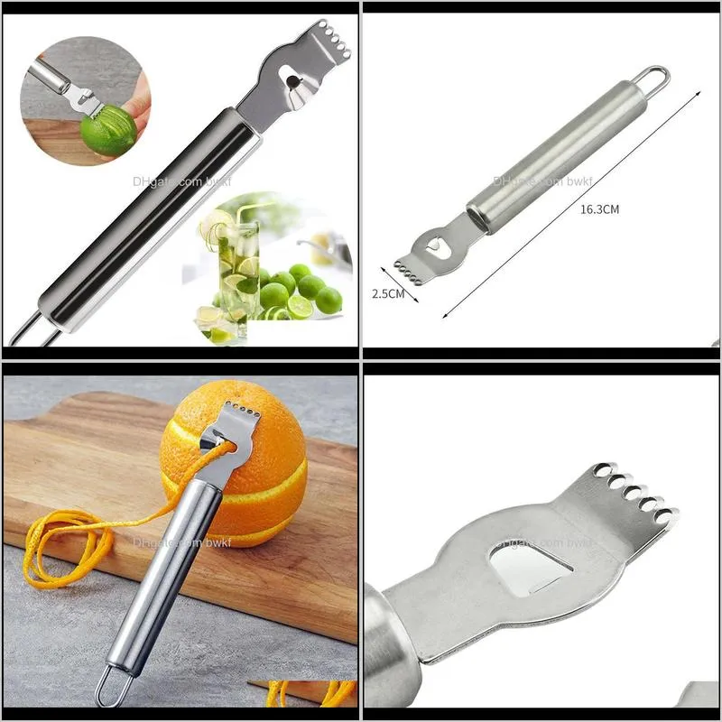 stainless steel lemon peelers orange citrus zester fruit peeler bar tools kitchen gadgets kitchen accessories tools utensils
