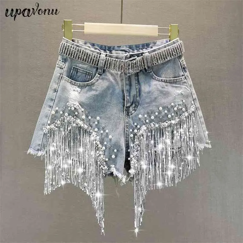 Women's Ripped Denim Shorts – Mid Rise Distressed Cutoff Jeans, Curvy Fit, Body Enhancing (Various Colors)