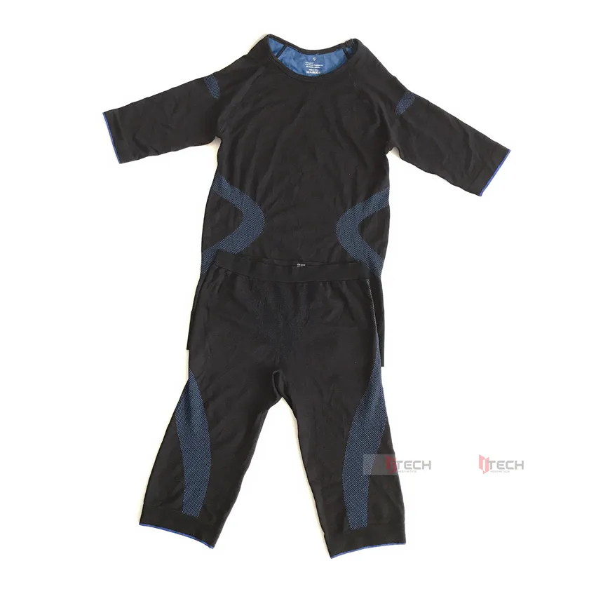 Conjuntos ems de roupa corporal miha bodytec de alta qualidade para máquinas de roupas de treinamento sem fio ems máquina ems de musculação