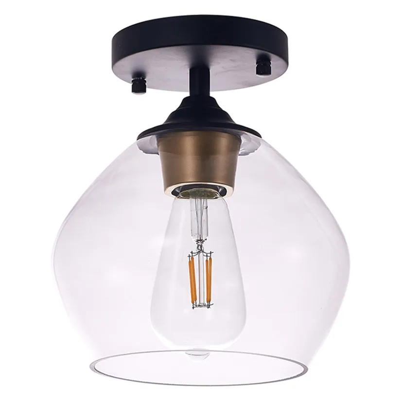 Modern LED Tavan Işık Ev Aydınlatma Armatürleri Lambaları 85-265 V Oturma Odası Yatak Odası Mutfak Tavan-Lambaları 20 cm Derin ve 22.5 cm Yüksek