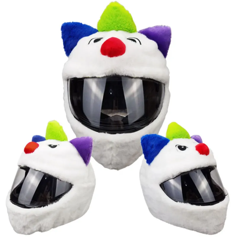 Copri di protezione del casco motociclistico Copri di grandi occhi copre moto carini regali del festival di panda calda panda per caschi completi personalizzati esterni più stili