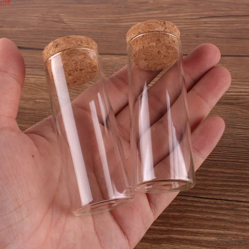 24pcs 30ml size 27*70mm Test Tube with Cork Stopper Spice Bottles Container Jars Vials DIY Craftgood qty