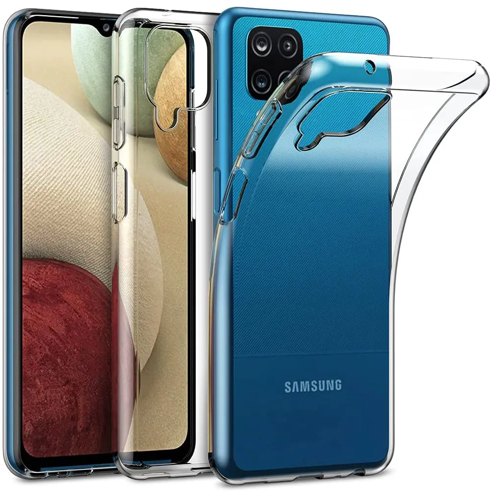 Ultra Cienkie Wyczyść przypadki dla Samsung Galaxy A12 A32 A42 A52 A72 A82 A71 A51 A31 A21 A71 A50 A30 A20 A10 Silikonowa miękka tylna pokrywa