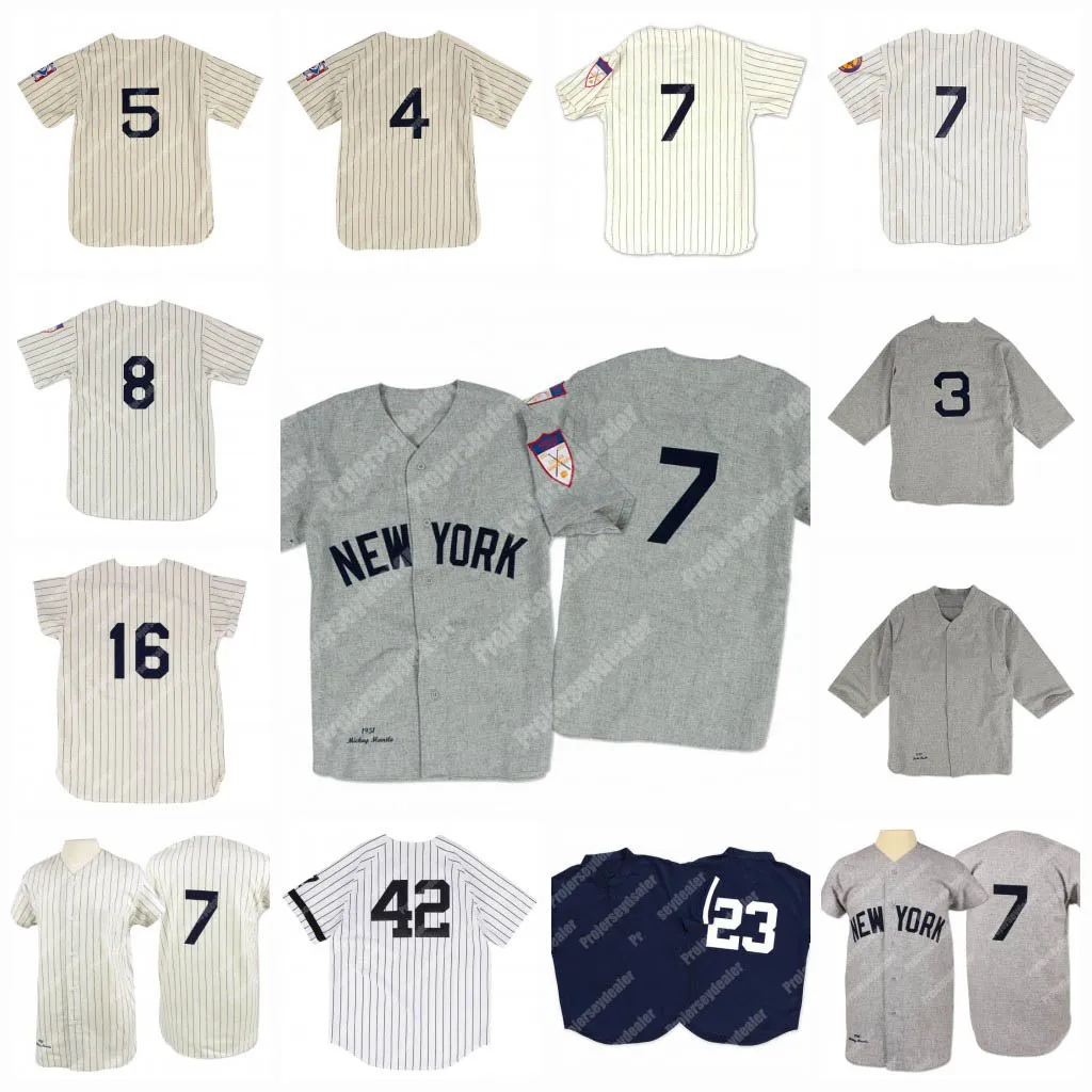 Discount 3 Babe Ruth 1929 Vintage Baseball Jersey 4 Lou Gehrig 5 Joe