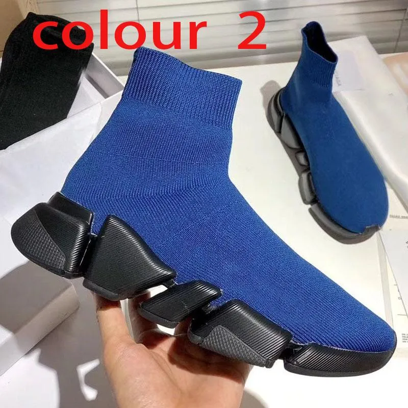 knitted elastic Socks boots Spring Autumn classic Sexy gym Casual women Shoes Fashion platform men sports boot Lady Travel Thick sneakers Large size 35-42-45 us4-us11