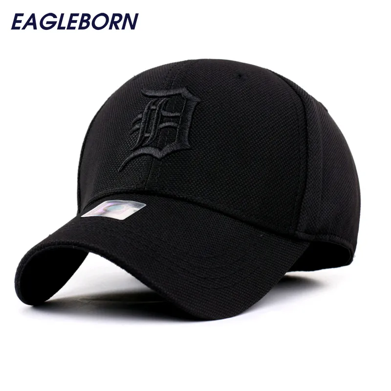 2022 Spandex Elastische Anbieter Hüte Sonnencreme Detroit Baseballmütze Männer Frauen Einstellbare Kappen Casquette Gorras Bone Reta Wholesale 220224