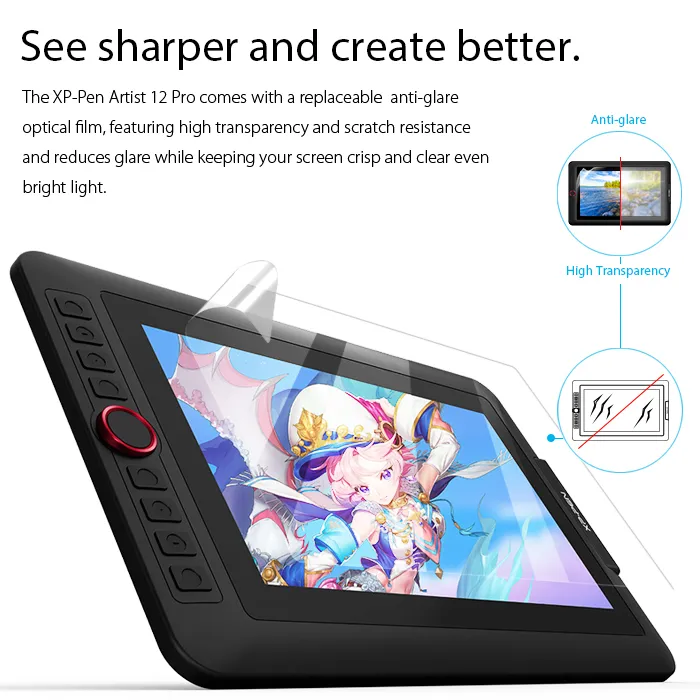 XP Pen Artist 12 Pro 11,6 Pouces Graphique Dessin Numérique Tablette  Moniteur Affichage Animation Art Modélisation 3D Éducation En Ligne Du  628,82 €