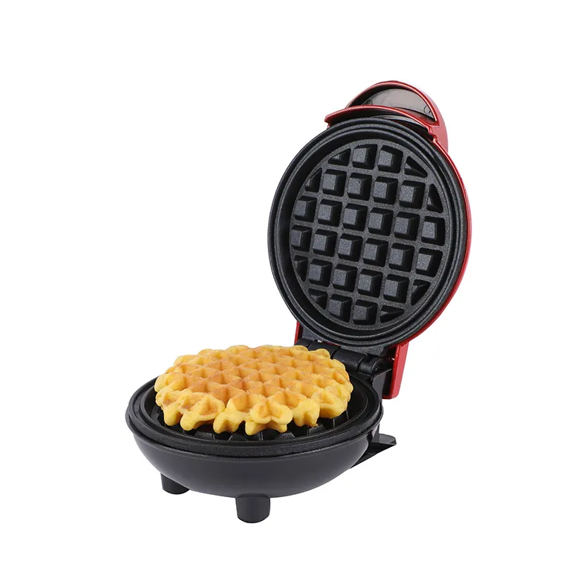 Waffle Maker Mini Waffle Makers Pentole da forno elettrico Pannelli Snack Macchine Uova Waffle Machine Bupcake Cake Mix Dispenser Non-Stick Pan