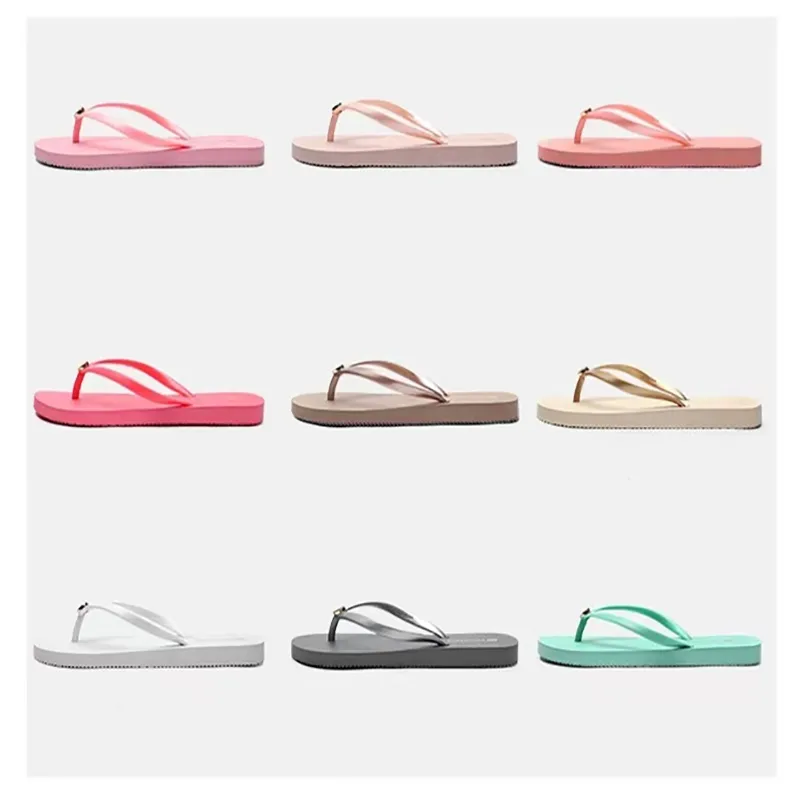 Flip-flops femininos de verão não escorregadotes