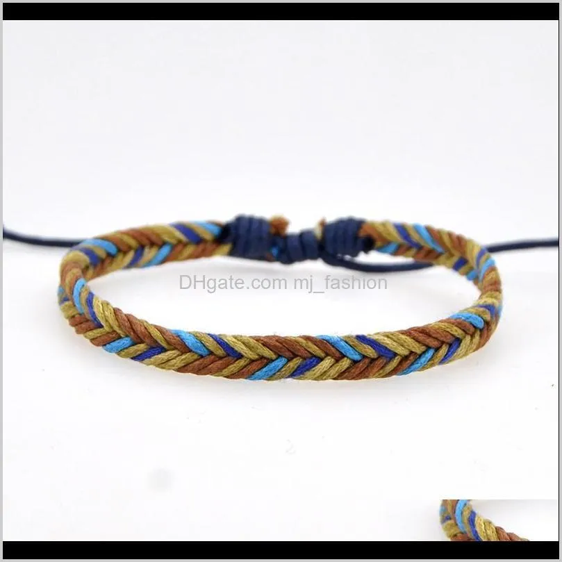 bracelets brazilian cotton braid handmade ethnic multicolored wrap woven rope friendship bracelets for 2178